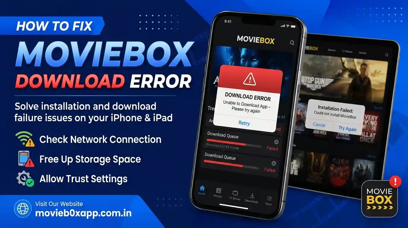 MovieBox Download Error